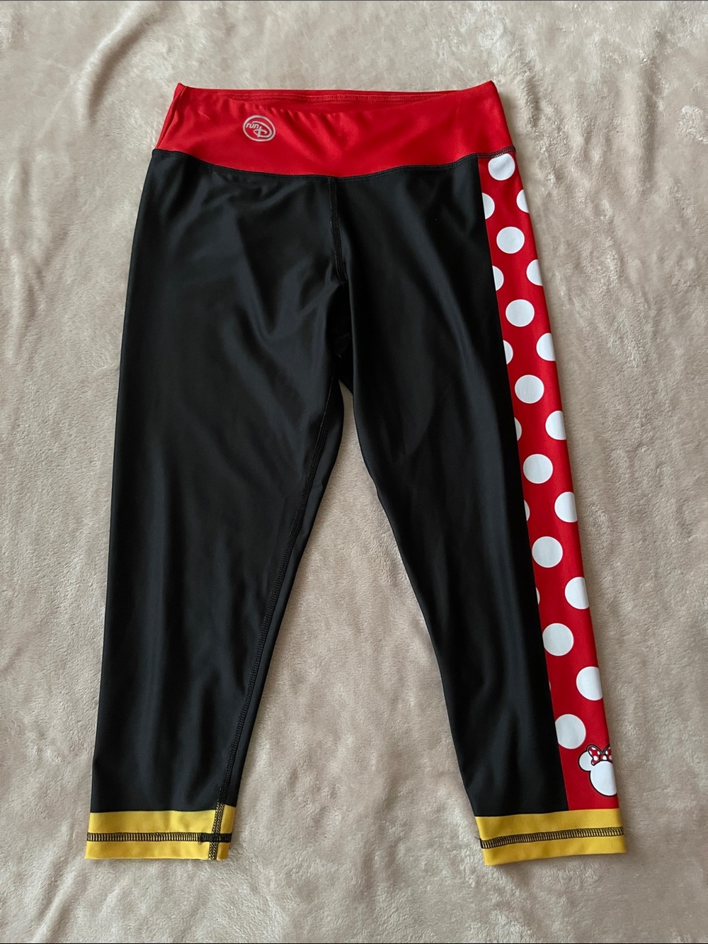 Rundisney Minnie Mouse Capri Leggings